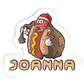 Joanna Sticker Hot Dog Image