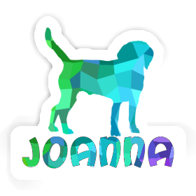 Aufkleber Joanna Hund Image