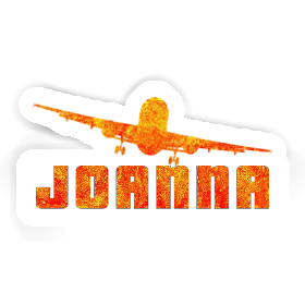 Sticker Flugzeug Joanna Image