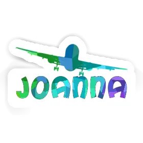 Sticker Airplane Joanna Image