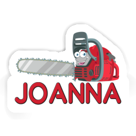 Joanna Sticker Chainsaw Image