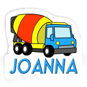 Mixer Truck Sticker Joanna Image