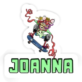 Sticker Joanna Skateboarder Image