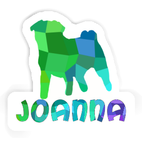 Joanna Sticker Pug Image