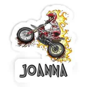 Motocross Rider Sticker Joanna Image