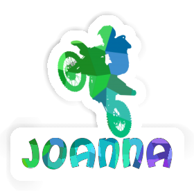 Sticker Joanna Motocross Rider Image