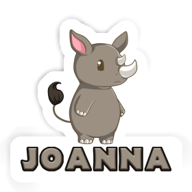 Joanna Sticker Rhino Image