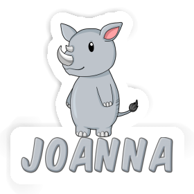 Sticker Joanna Rhinoceros Image