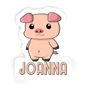 Joanna Sticker Piggy Image