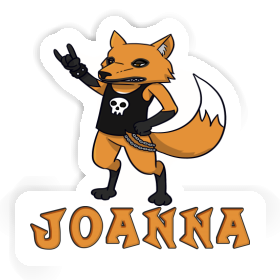 Rocker Fox Sticker Joanna Image