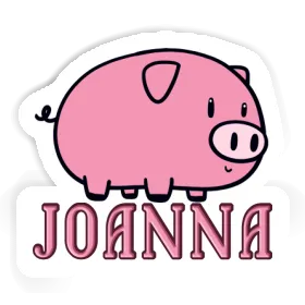 Sticker Joanna Pig Image