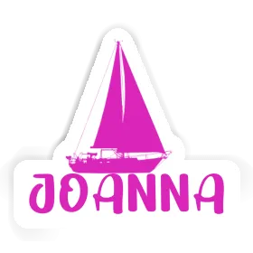 Sticker Joanna Sailboat Image