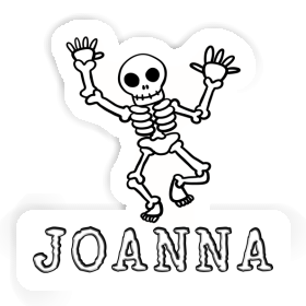 Joanna Sticker Skull Image