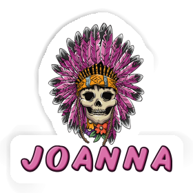 Joanna Sticker Frauen Totenkopf Image