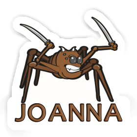 Fighting Spider Sticker Joanna Image