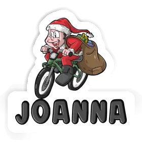 Sticker Bicycle Rider Joanna Image