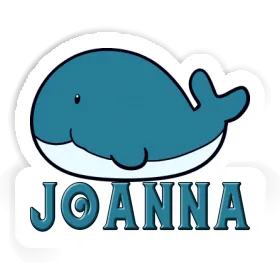 Joanna Sticker Whale Fish Image