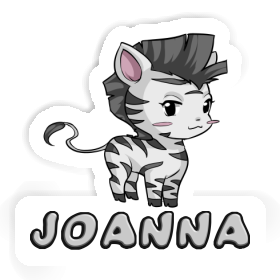 Joanna Sticker Zebra Image