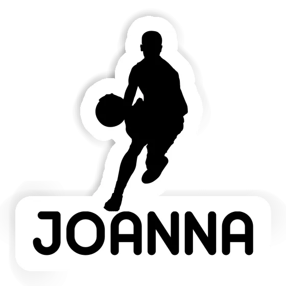 Sticker Joanna Basketball Player Notebook Image