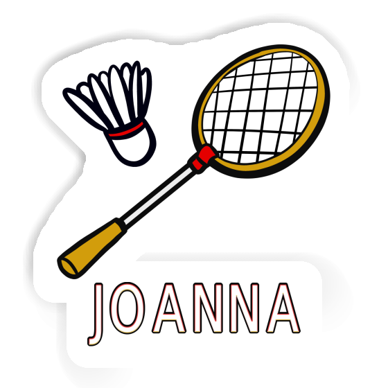 Sticker Badminton Racket Joanna Image