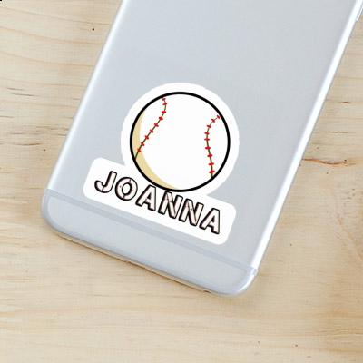 Autocollant Balle de baseball Joanna Laptop Image