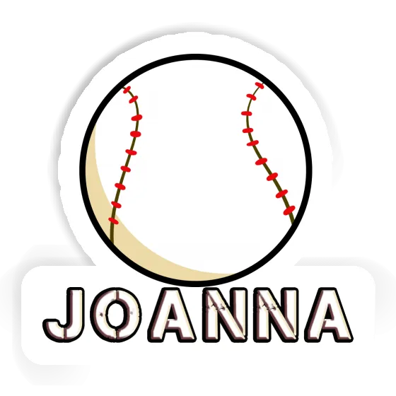 Autocollant Balle de baseball Joanna Notebook Image