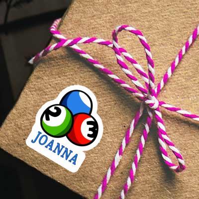 Billiard Ball Sticker Joanna Laptop Image