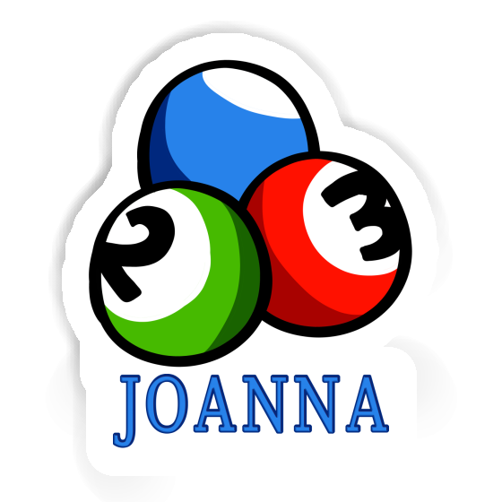 Billiard Ball Sticker Joanna Image