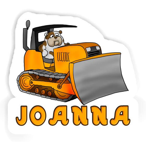 Joanna Sticker Bulldozer Laptop Image