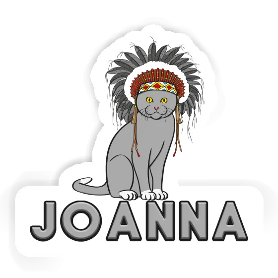 Joanna Sticker Indian Cat Gift package Image