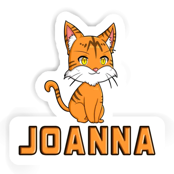 Cat Sticker Joanna Laptop Image