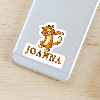 Dabbing Cat Sticker Joanna Notebook Image