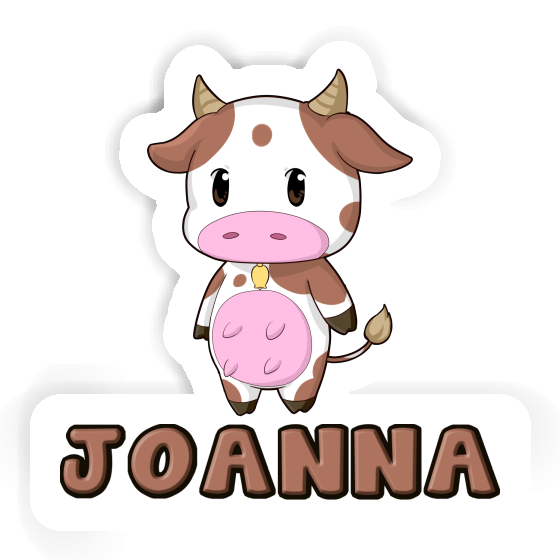 Sticker Cow Joanna Laptop Image