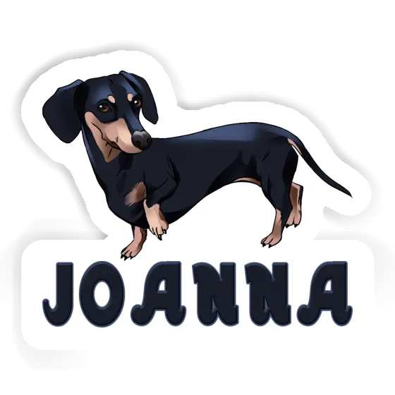 Joanna Sticker Dachshund Notebook Image