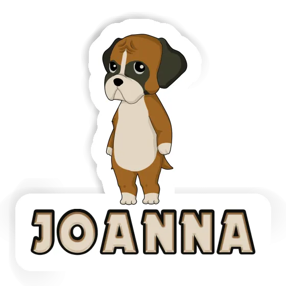 Autocollant Joanna German Boxer Notebook Image