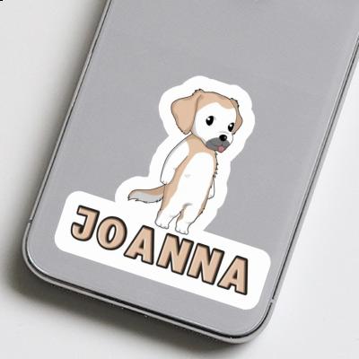 Joanna Aufkleber Golden Retriever Gift package Image