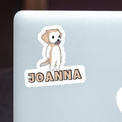 Joanna Aufkleber Golden Retriever Laptop Image