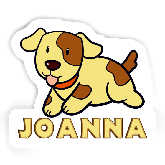 Aufkleber Joanna Hund Notebook Image