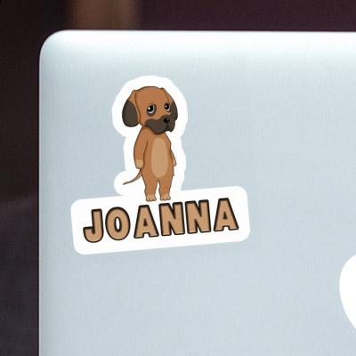 Sticker Joanna  Great Dane Laptop Image