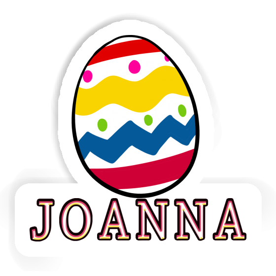 Easter Egg Sticker Joanna Laptop Image