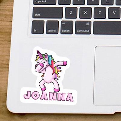 Sticker Dabbing Unicorn Joanna Notebook Image