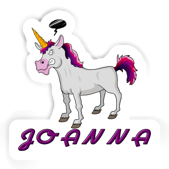 Unicorn Sticker Joanna Notebook Image