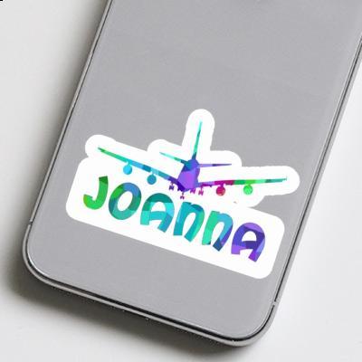 Sticker Joanna Airplane Image