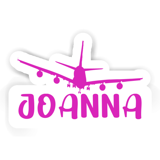 Sticker Airplane Joanna Laptop Image