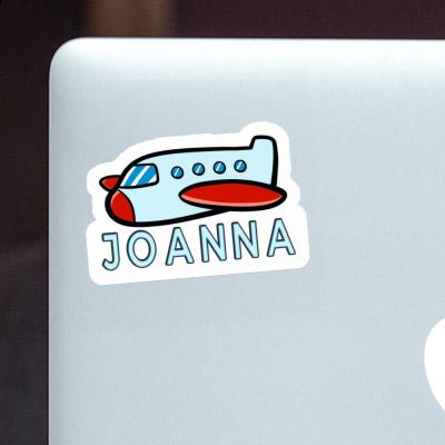 Sticker Joanna Airplane Laptop Image