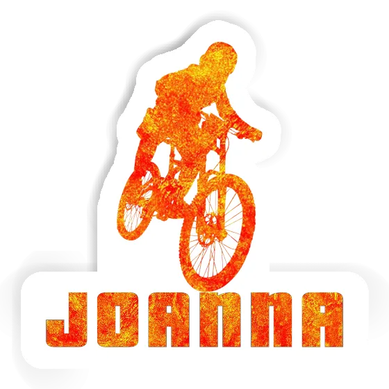 Freeride Biker Sticker Joanna Notebook Image