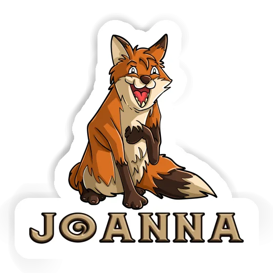 Joanna Autocollant Renard Notebook Image