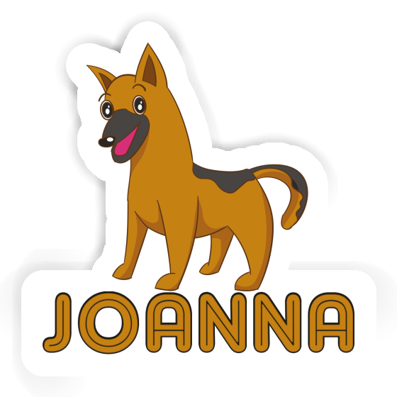 Autocollant Chien de berger Joanna Gift package Image