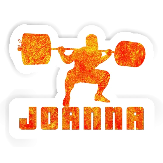 Joanna Sticker Weightlifter Image