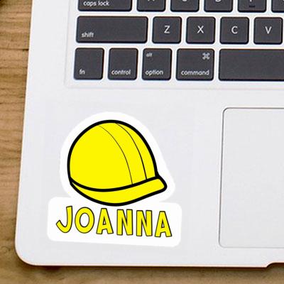 Construction Helmet Sticker Joanna Notebook Image